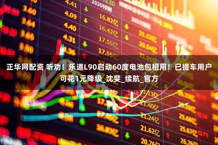 正华网配资 听劝！乐道L90启动60度电池包租用！已提车用户可花1元降级_沈斐_续航_官方